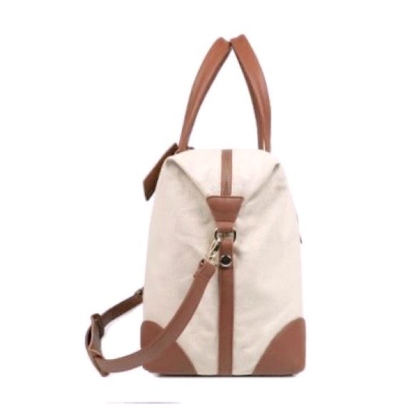 ✨HOST PICK!!✨🌸HENNY AND LEV - Canvas Duffle Weekender With Matching Pouch🌸 - Picture 5 of 13